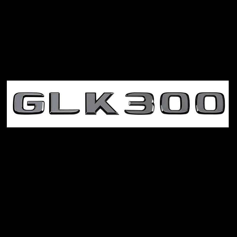 BKS2 3D Car Tail Trunk Letter car sticker GLK200 GLK220 GLK250 GLK260 GLK300 GLK350 Emblem Sticker Mercedes Benz GLK W204 X204