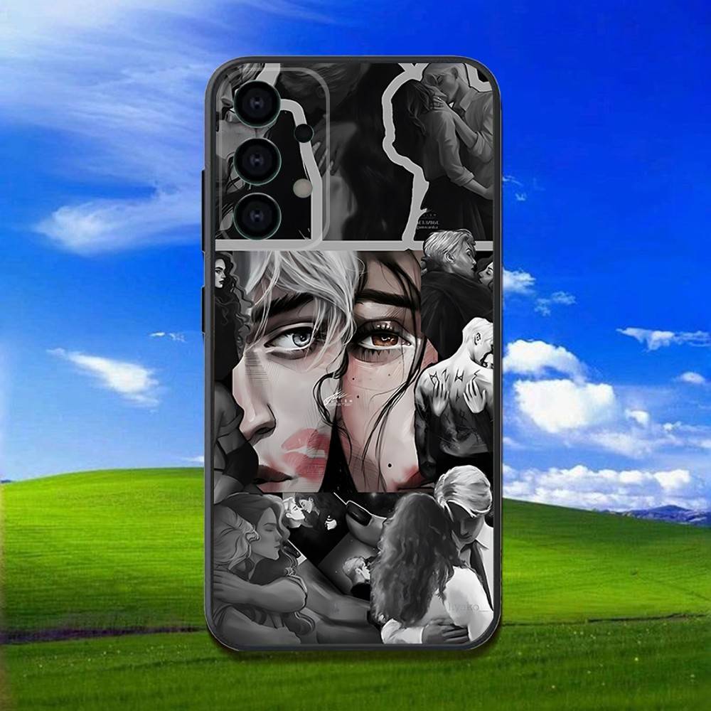 Чехол для телефона Romance Club для Samsung Galaxy A13, A21s, A22, A31, A32, A52, A53, A71, A80, Мягкий черный корпус