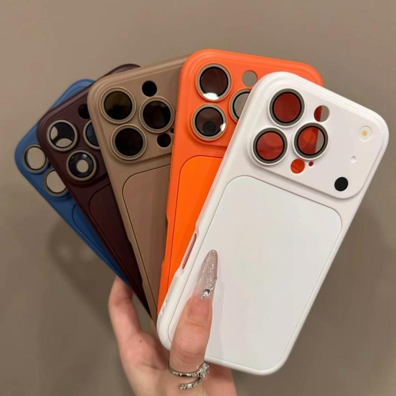 2 IN 1 Matte Phone Case For For Iphone 11 12 13 14 15 16 17 Pro Max Air Shockproof Lens Protection Bumper Case Cover