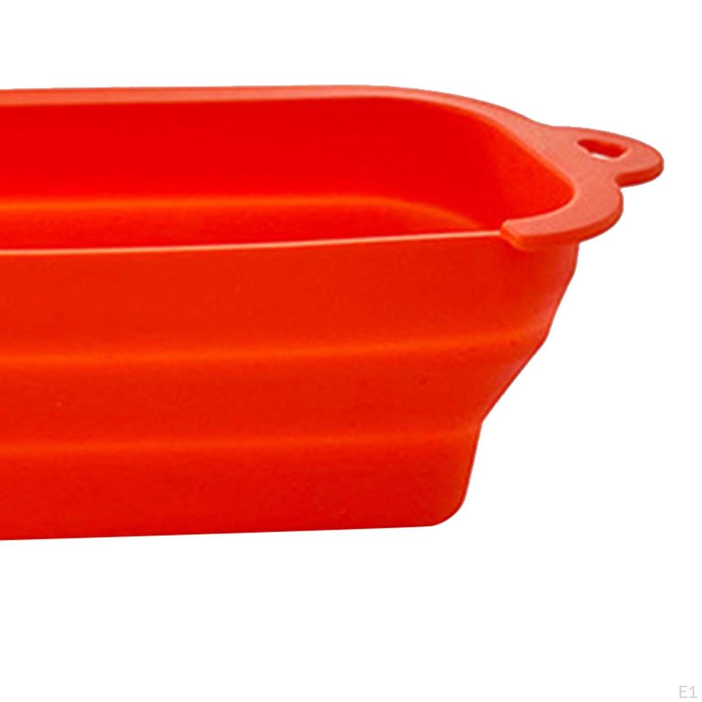 Grease Cup Liner Catcher Foldable Heat Resistance Portable Grill Tray Drip Pan