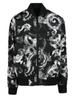 Versace Jeans Couture Italian Bomber Jacket Black/white - Size: XL