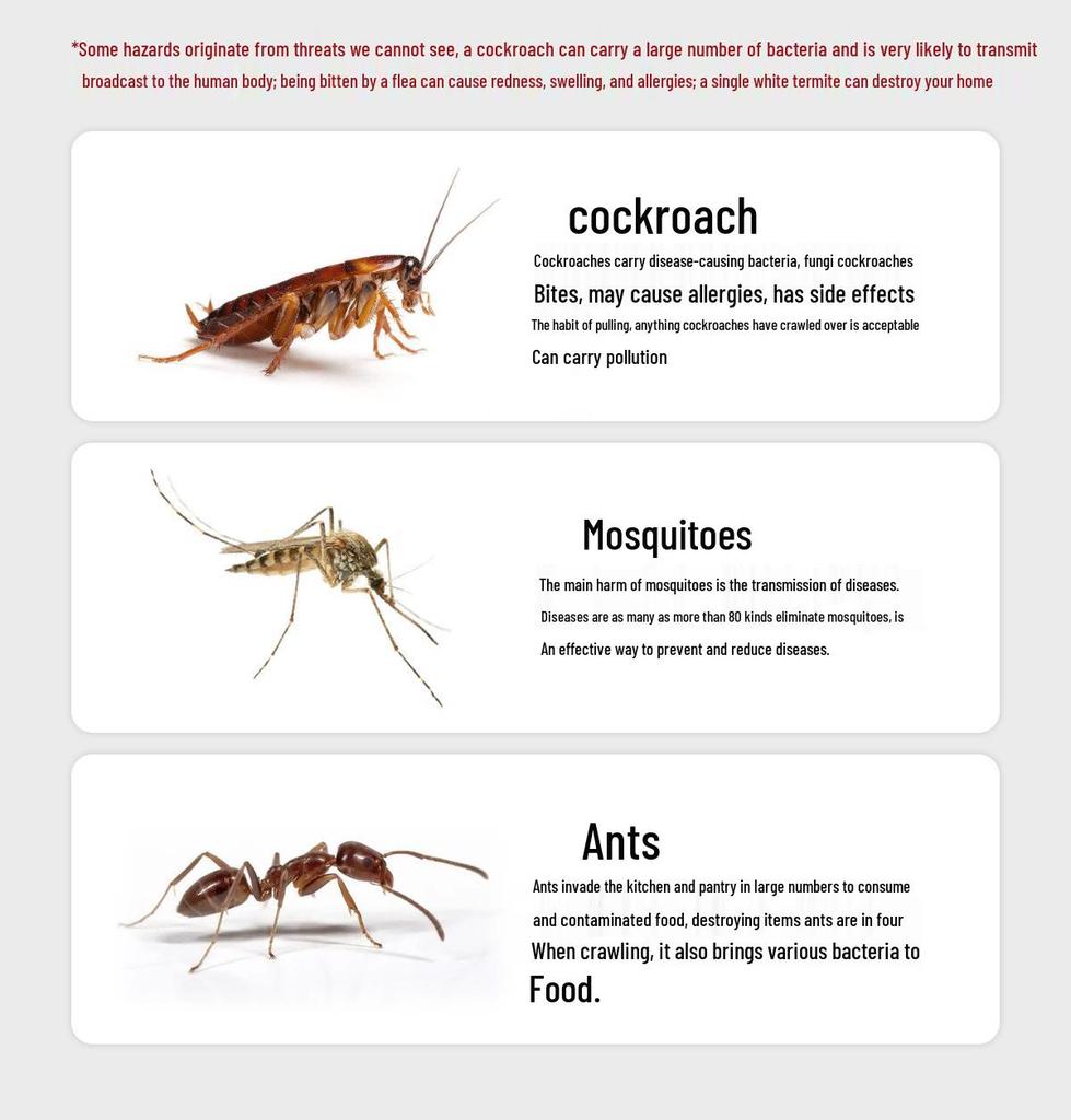 Ультразвуковой электронный бытовой отпугиватель вредителей и комаров - Мини-размер, Стандарт США