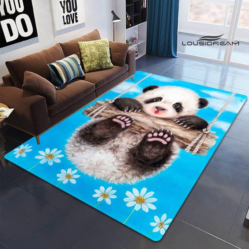 Китайское национальное сокровище ковер с принтом панды и модный реквизит для украшения дома для пикника, реквизит для фотосъемки, подарок на день рождения
