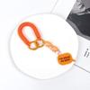 With Metal Clasp Springs Keyring Stretchy Stretchy Spiral Spring Coil  Luggage Tags