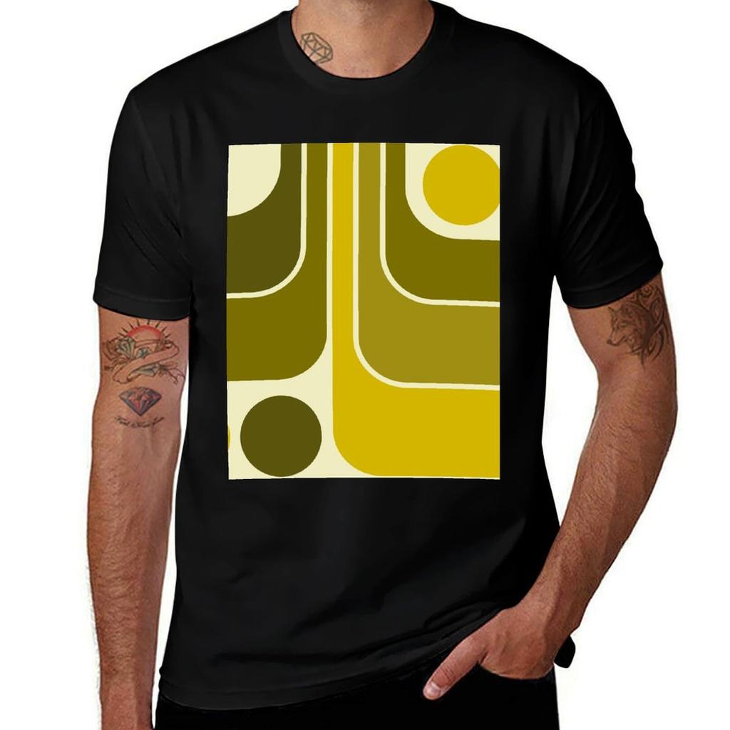 Retro Geometric Design 632 Tshirt Creative Graphic Tee Shirt