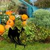 Ghost Garden Stake Metal Ghost Silhouette Ornament Halloween Gothic Yard