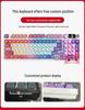 98-клавишная RGB беспроводная Bluetooth механическая клавиатура с тройным режимом - Игровая, для киберспорта и офиса, с настраиваемым экраном