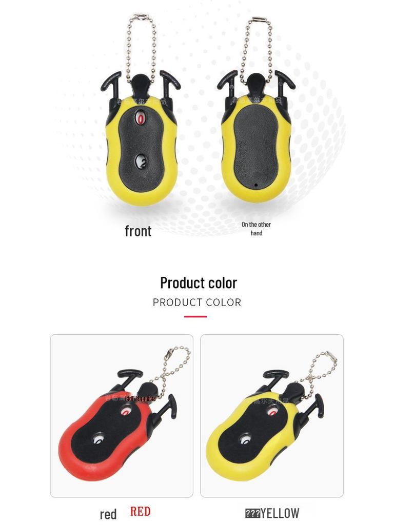 Счетчик очков для гольфа с двойным циферблатом для двух игроков - Аксессуар для подсчета очков на поле