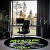 Truck Printed Round Rug Carpet Chair Rug Area Rug Entryway Doormats,for Office Chair Living Room Bedroom Kitchen Room.