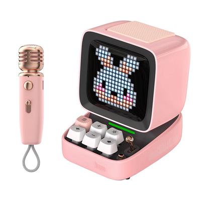 Divoom Ditoo-Mic Пиксельный Bluetooth-динамик с микрофоном для караоке, штекер CN (адаптер в комплекте)
