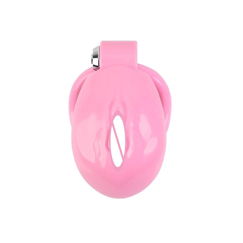 Feminine Imitation Sissy Chastity Cage SM Training Punishment Male Penis CB Lock Abstinence Restraint with Tube Adult Sex Toys