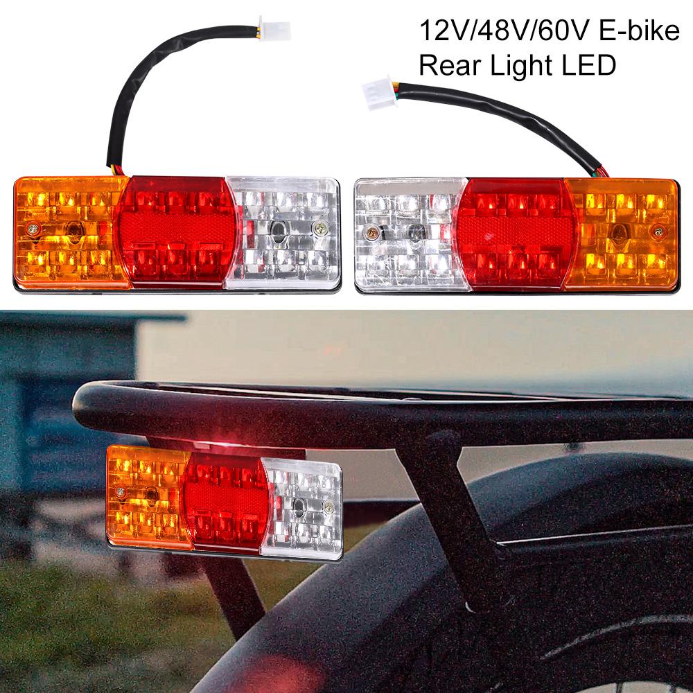 Safety Warning Electric Tricycle Tail Lights E-bike Rear Light Cornering Lamp Refitting Accessories