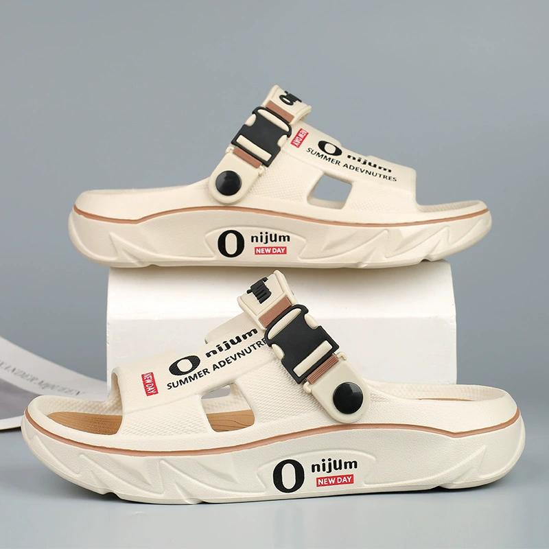 Мужские массажные тапочки для дома и улицы, сандалии для пляжа, удобные мягкие шлепанцы, сабо, повседневная обувь для мужчин и женщин, домашние тапочки