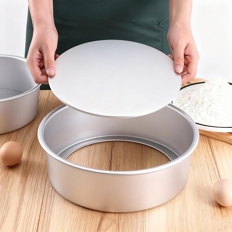 Антипригарная круглая алюминиевая форма для шифонового пирога