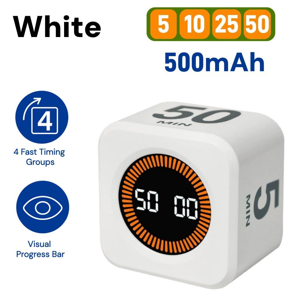 Rotating Pomodoro Timer 6 Type Preset Desk Productivity Flip Timer ADHD Tool Cube Countdown Stopwatch for Work Study Kitchen3
