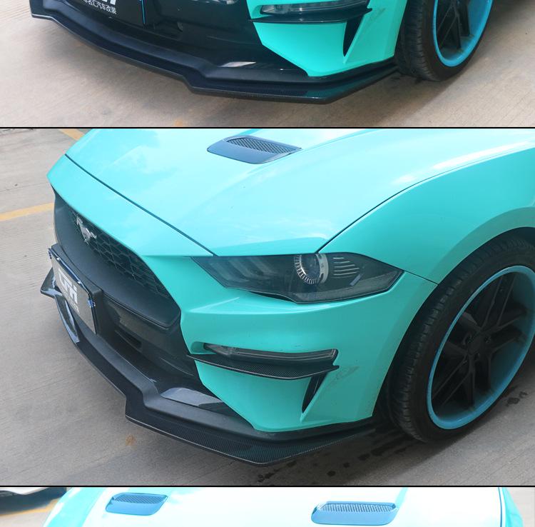 Передний сплиттер и комплект обвеса из углеволокна для Ford Mustang GT (2018-2020)