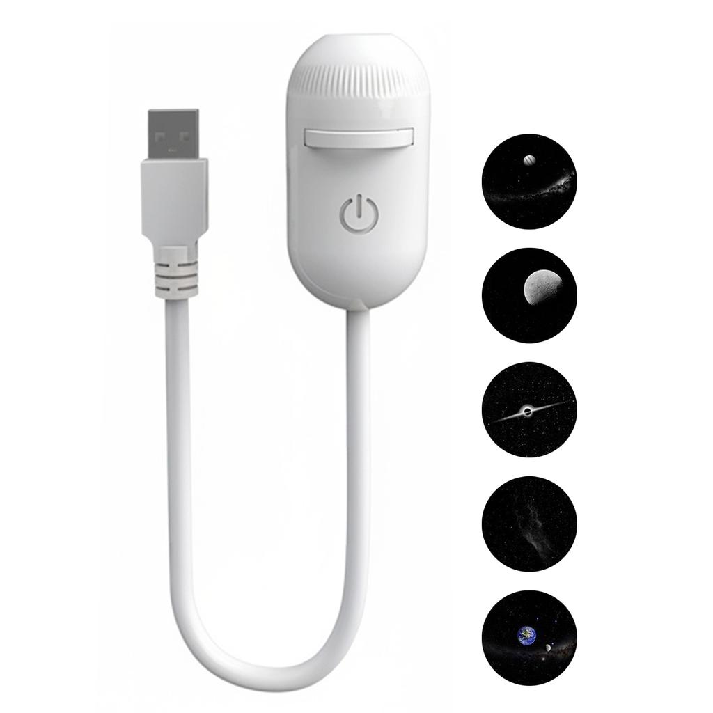 Мини-проектор звездного неба, ночник, лампа звездного неба, USB-проектор атмосферы для автомобиля, для спальни, для сна и декора