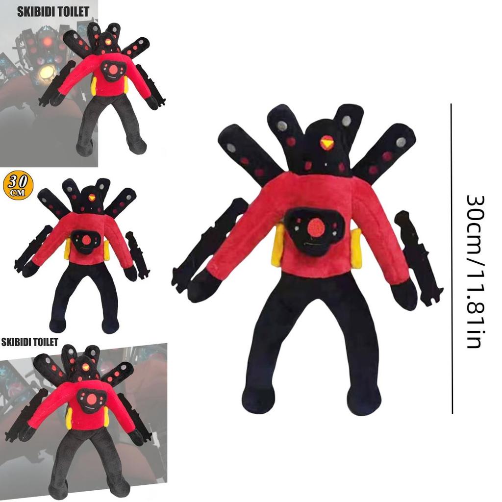 30cm Skibidi Toilet Plush High-quality Stuffed Toy Funny And Soft
