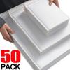 50 Pack White Foam Envelope Bags Self Seal Mailers Padded Shipping Envelopes with Bubble Mailing Bag Shipping Packages Bag