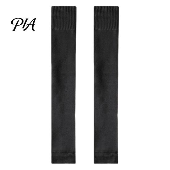 Thermal Compression Leg Sleeves Thickened Over-the-knee Warmers for Women, Soft Sleeves, Terry Lining Protectors Anti-slip Long Knee High Socks Winter