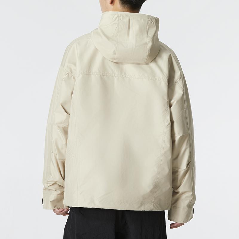 adidas Utility Wb3 Полосатая спортивная повседневная куртка с капюшоном Мужская верхняя одежда цвета хаки HM3820