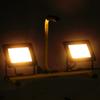 LED Floodlight with Handle 2*50 W Warm White