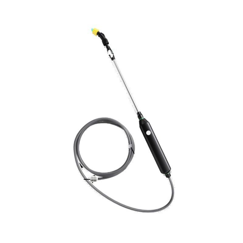 1 Set Electric Watering Sprayer Extendable Handle Stainless Steel USB Rechargeable Handheld Sprayer Wand for Garden