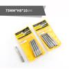 75mm Magnetic Head Screwdriver Bits 1/4" Hex Shank Screw Drivers Set H2-H10 Kits For Power Tools