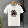 2025 Summer New For Women's/Men's Couples' Round Neck Sports Palm Printing Pattern T-shirt The Latest Hot Style High Quality