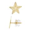LÉA & ARTHUR - Children's Earrings "STARFISH" Motifs 375 Thousandths Yellow Gold - Children's Jewelry