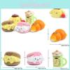 Pompompurin Burger Cartoon Bread And Cup Resin Ornaments For Party And Gifts
