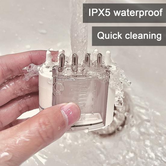 Аппликатор масла для волос, микротоковый красный свет, вибрационный массажер для кожи головы, электрический сыворотка для роста волос, дозатор масла для волос, щетка, направляющая, расческа