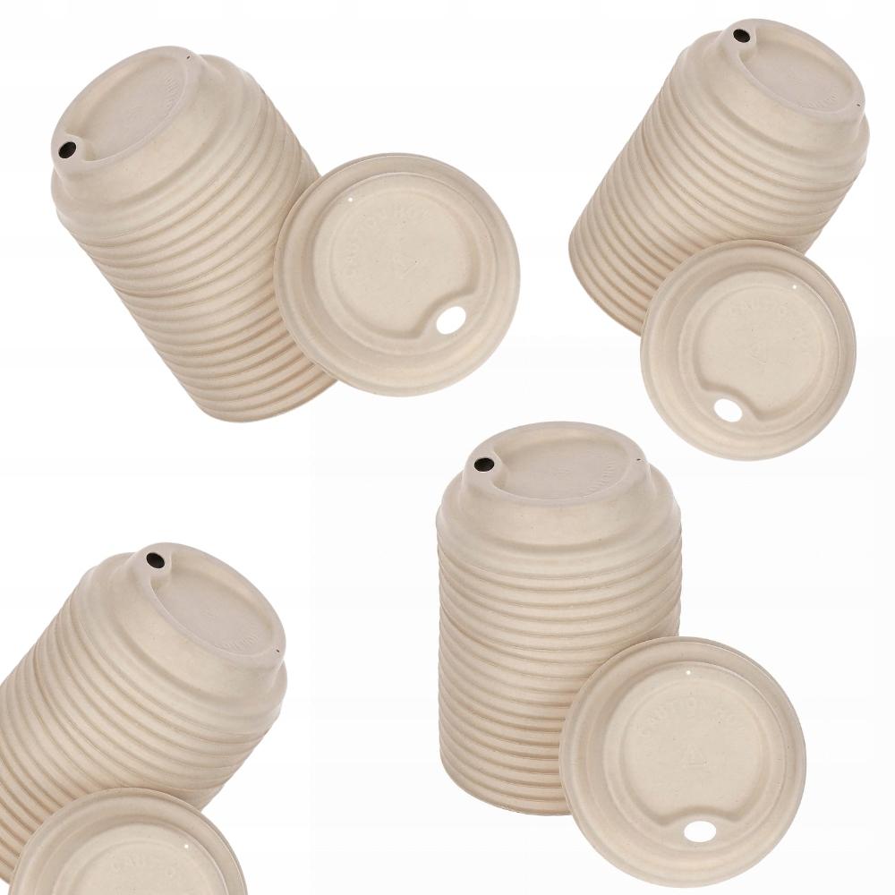 Cane Pulp Cup Lid, Cover, Diameter , .