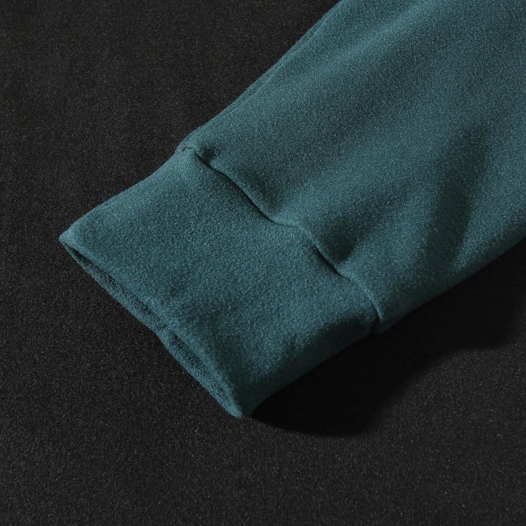 Men's Slim Fit Casual Sports Round Neck Long Sleeve Colorblock Pullover Bottoming Long Sleeve Top