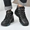 Зимняя новая мужская обувь для походов на открытом воздухе 2024 года, рабочая обувь на толстой подошве, мужские высококачественные ботильоны, теплая хлопковая обувь