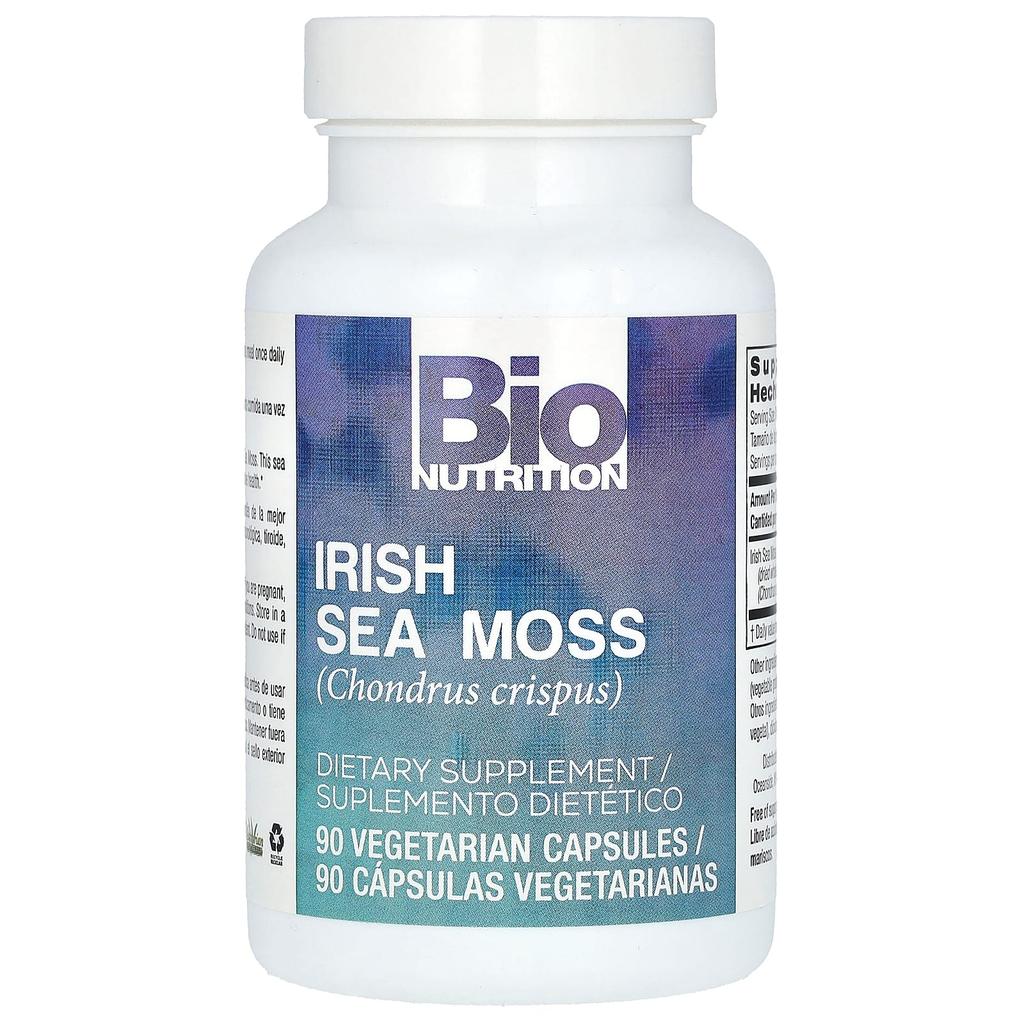 Irish Sea Moss, Veggie Capsules 90 (750Mg per capsule)