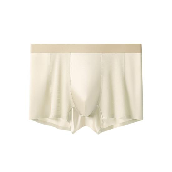 Мужское нижнее белье боксеры со средней посадкой, облегающего кроя, высокая эластичность, шорты-брифы, дышащий дизайн с отверстиями, гладкие трусы с U-образной выпуклостью