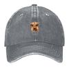 Highland Cattle Cow Longhaired Watercolor Baseball Cap Luxury man cap Sports Cap dad hat For Men Womens