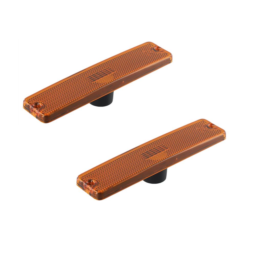 2Pcs Front Bumper Side Marker Light For Jeep Wrangler YJ 1987-1995
