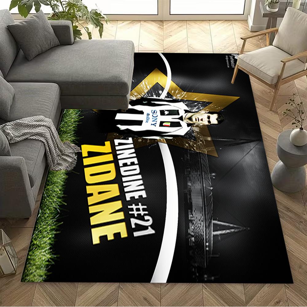 Soccer Player Action Area Rug Suitable for Study room Bedrooms Kitchen Game Room Anti-slip Rug Office home decor Best for Christmas