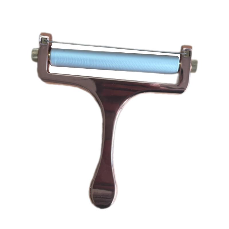 Deluxe Cheese Slicer & Cutter - Adjustable Metallic Cheese Trimmer with Extra 2 Wires for the Perfect Slice