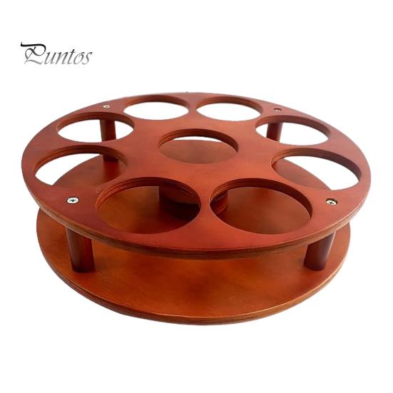 Wooden Wine Rack Cup Organizer Smooth Edge Burr Free Swivel Design Easy Installation Red Wine Bottle Storage Holder