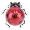 Metal Ladybird Handcrafted Iron Decorative Ladybird Sculpture Wall Art for Garden Yard Sidewalks