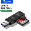 Mini USB Card Reader 2 In 1 USB 3.0 To SD TF Memory Card Adapter Smart Cardreader Flash Drive Card Reader Laptop Accessories