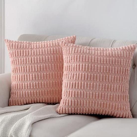 Наволочка Удобная Мягкая Бохо Полосатая Наволочка с Потайной Молнией