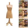 1/12 Scale Wooden Dollhouses Mini Sewing Scene Accessory Body Miniature Mannequin Stand For Craft Enthusiasts