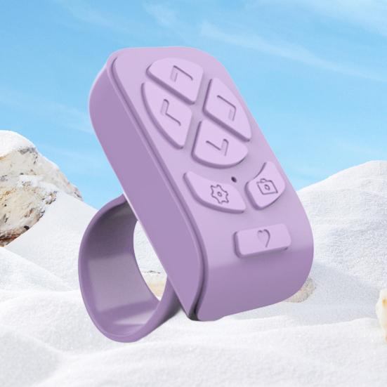 Пульт дистанционного управления, стабильное соединение, универсальный портативный беспроводной Bluetooth-совместимый контроллер для видеосъемки с помощью пальца, автоматический тюнер страниц