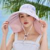 Шляпа от солнца для женщин, модная печать, защита от солнца, наружная велосипедная шаль, шляпа с защитой от ультрафиолета, шляпа для выбора чая