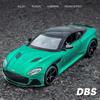 Diecast 1:24 Alloy Model Car Miniature Martin DBS Supercar Children Collectible Birthday Gift Metal Vehicle Boys Gift Hot Selling Toys