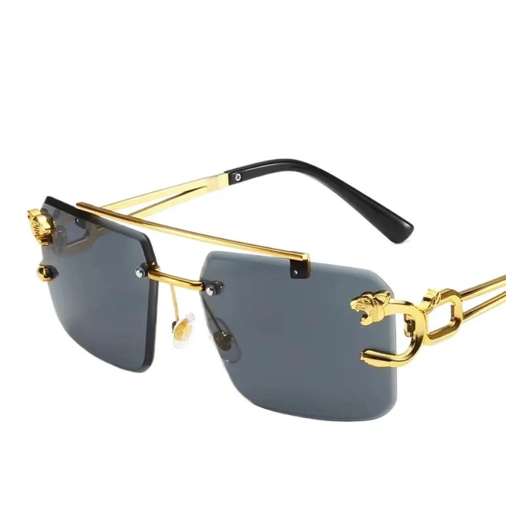 Бескаркасные квадратные солнцезащитные очки Модные солнцезащитные очки Женские Европейские и американские Цветные солнцезащитные очки